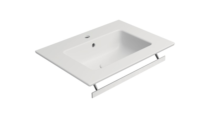 PURA čelní držák ručníků 62cm, chrom PAPRD62