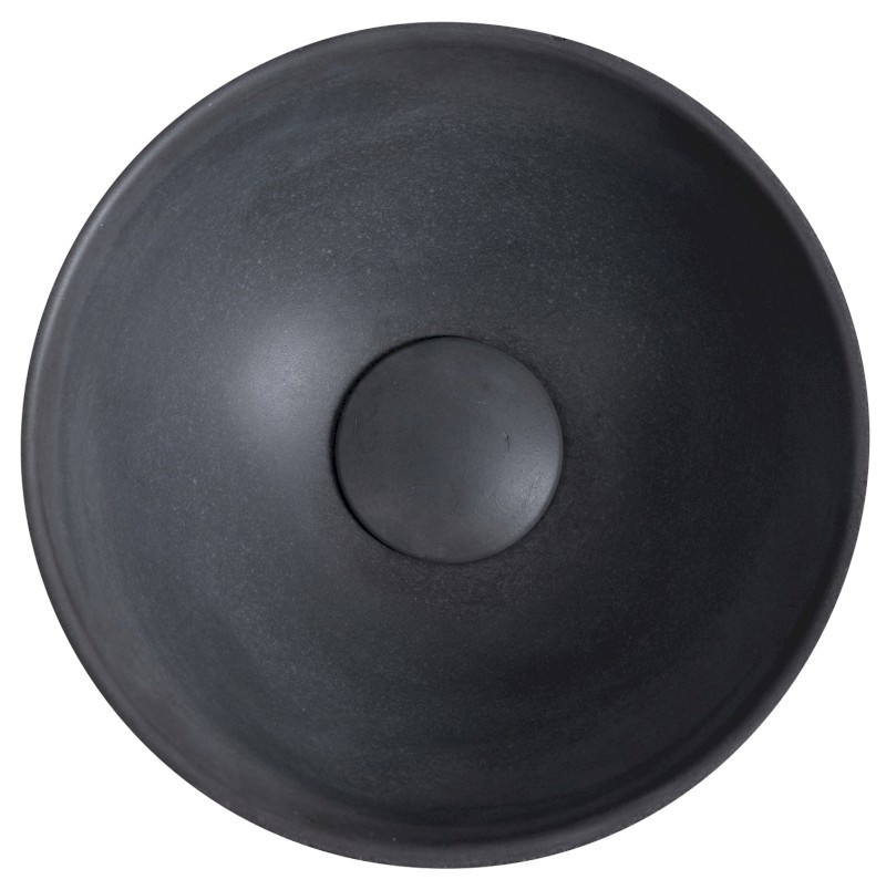 MINOR betonové umývátko na desku, Ø 26cm, antracit mat MR26016