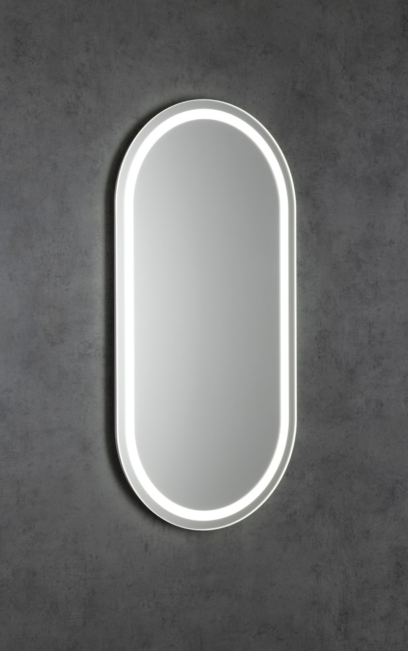 NYX oválné zrcadlo s LED osvětlením 45x90cm NY045