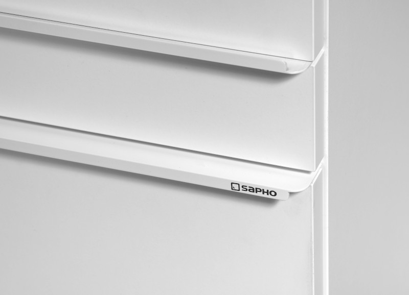 SITIA skříňka vysoká 46,7x172x32cm, 2x dvířka, levá/pravá, bílá mat SI450-3131