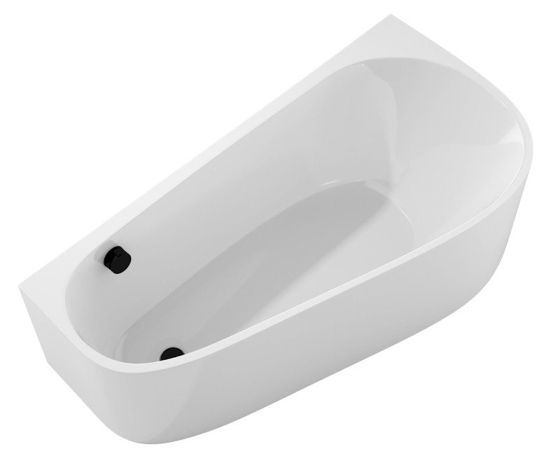 PROJEKTA DR MONOLITH nástěnná stojící vana 156x77x60cm, bílá 21111MDR