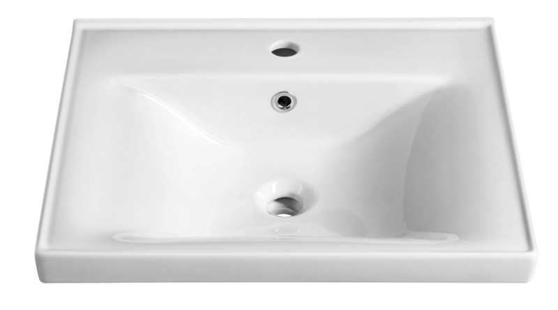 SAVA 55 keramické umyvadlo nábytkové 55x46cm, bílá 2055