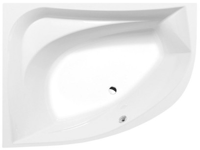 TANYA L asymetrická vana 160x120x49cm, bílá 65119