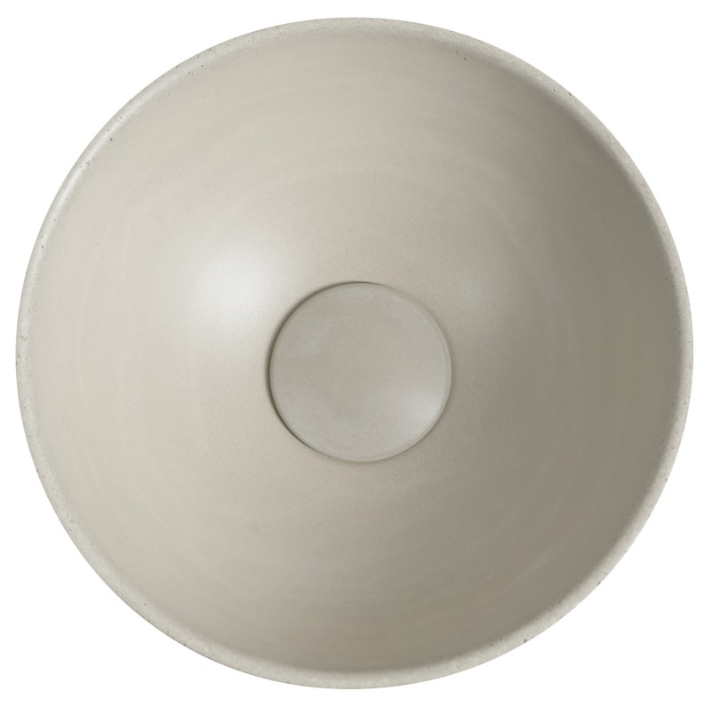 MINOR betonové umývátko na desku, Ø 26cm, písková mat MR26014