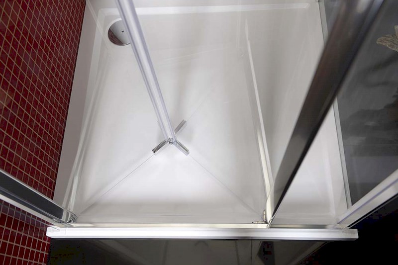 LUCIS LINE skládací sprchové dveře 900mm, čiré sklo DL2815