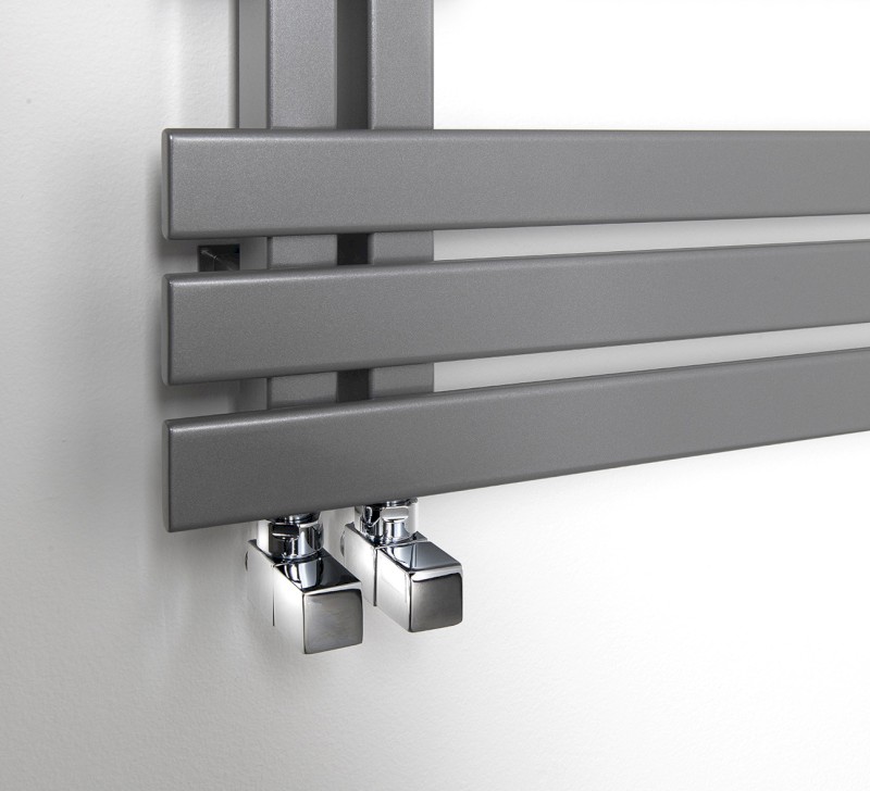 CUBE připojovací sada ventilů ruční rohová, chrom CP4010S