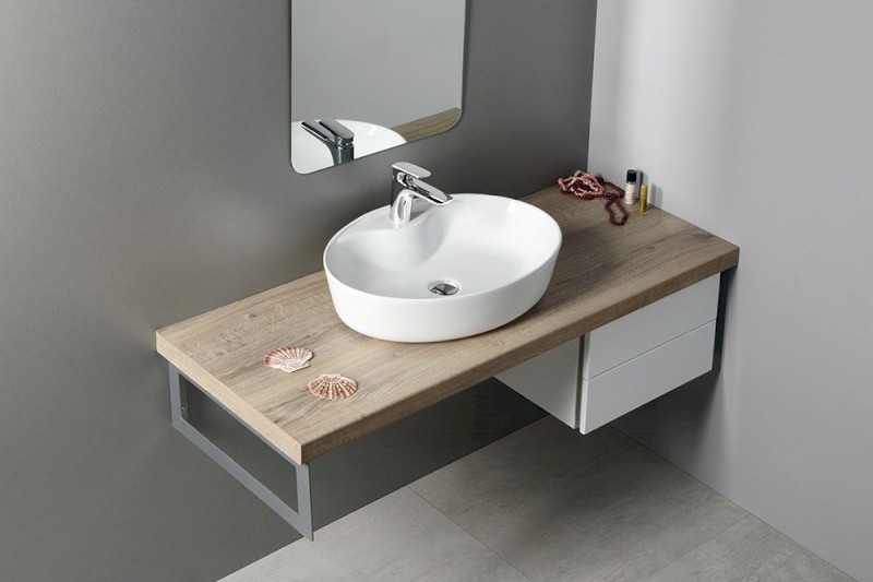 MARIANA keramické umyvadlo na desku, 58x41,5cm, bílá AR483