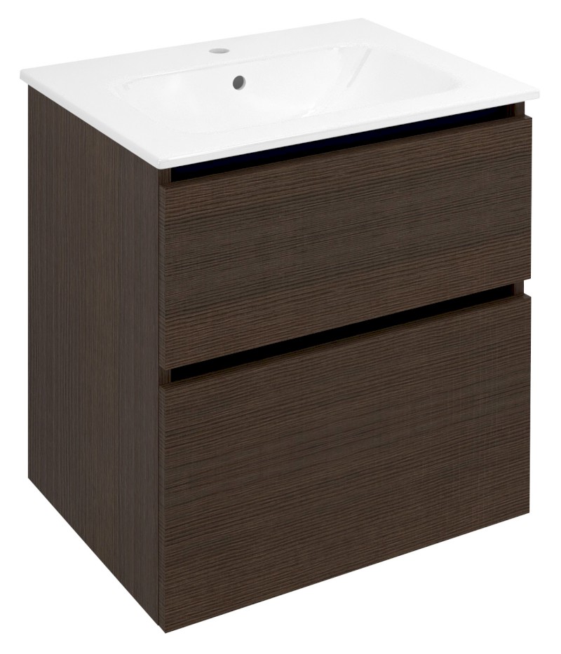 EZARA umyvadlová skříňka 59,2x64x46cm, borovice rustik EZ601-1616