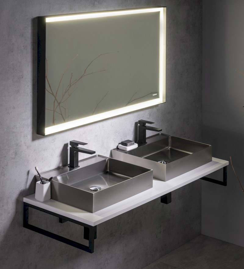 PLATO deska Rockstone 1500x24x500mm, bílá mat PL150-0101
