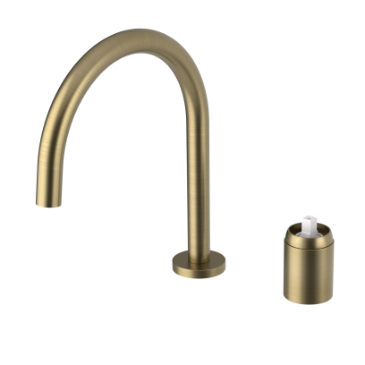 ULTRAMIX tělo dvouprvkové stojánkové umyvadlové baterie, zlato mat UT019G-1