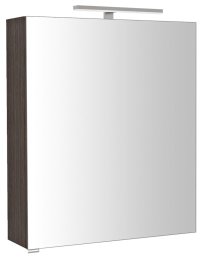 RIWA galerka s LED osvětlením, 60x70x17cm, borovice rustik RIW060-0016