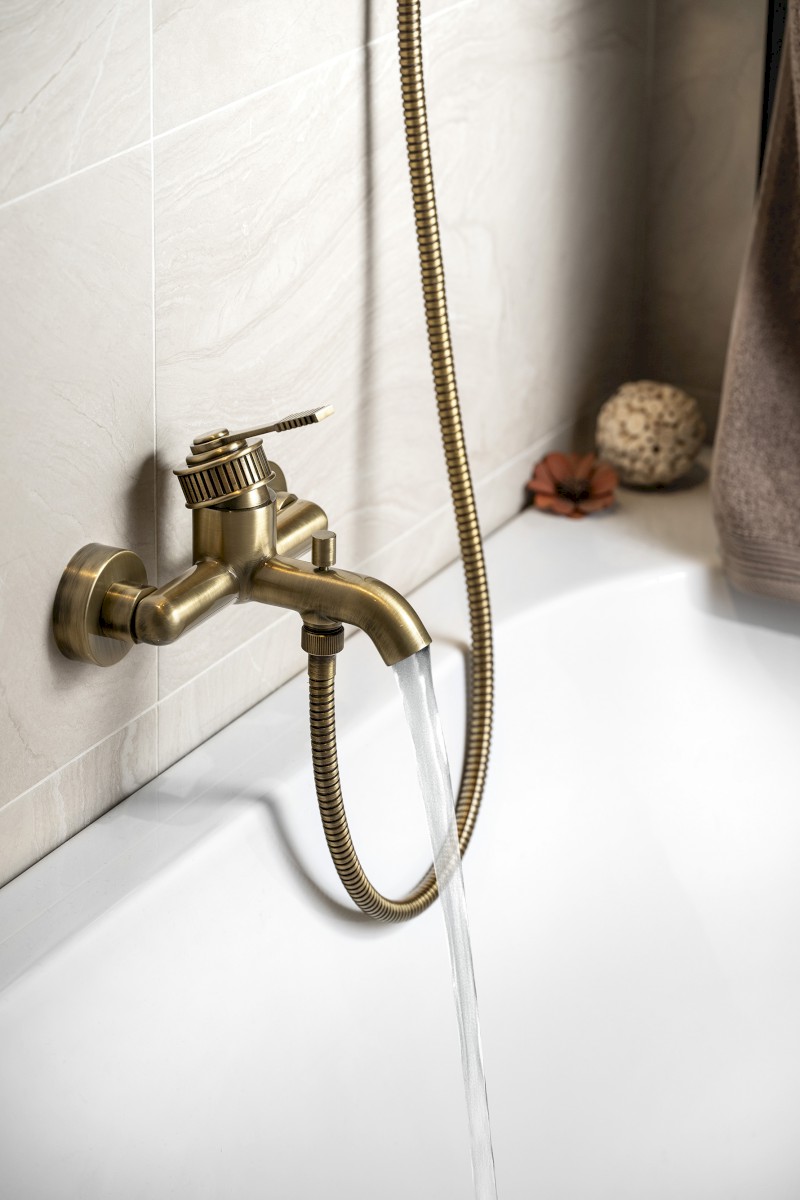 VERSI nástěnná vanová baterie, bronz RV010/18