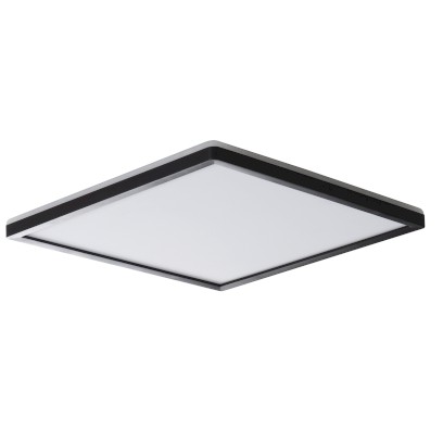 AZPO stropní LED svítidlo, 420x420mm, 22W, IP54, černá mat 31511
