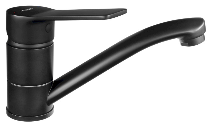 SINTRA umyvadlová baterie s otočnou hubicí, černá mat SX001B