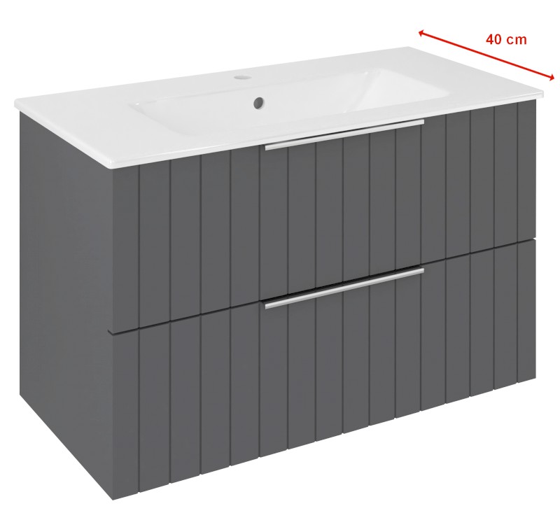 CIRASA STRIP umyvadlová skříňka 78x54x39cm, carina CR792-4141S