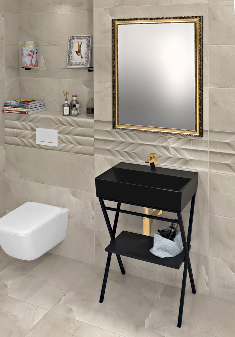 FERRO podstavec pod umyvadlo 565x720x390mm, černá SKA560-1