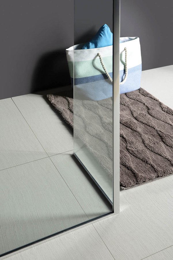 MODULAR SHOWER stěna k instalaci na zeď, pro připojení pevného panelu, 800 mm MS2A-80