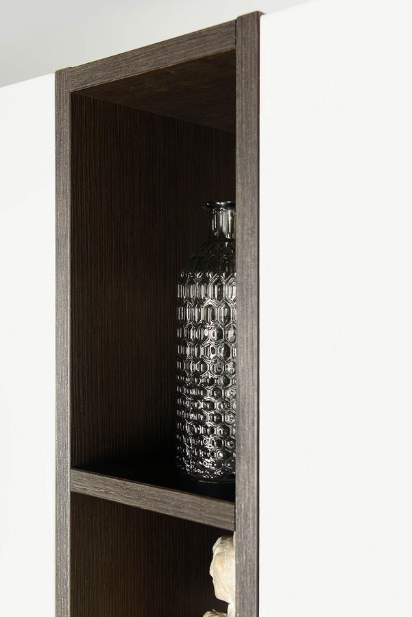 ESPACE otevřená policová skříňka 30x172x32cm, bílá ESC160-3030