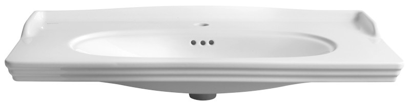 STELLA keramické umyvadlo 90x46,5cm, bílá 10ST50090
