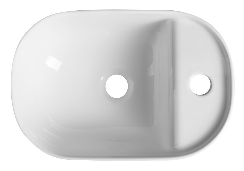 MANAKI keramické umývátko 42x28cm, bílá TU0076