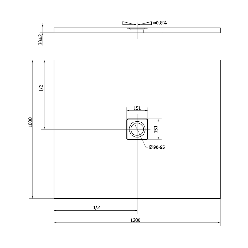 FLEXIA vanička z litého mramoru s možností úpravy rozměru, 120x100cm, béžová mat 71563.81