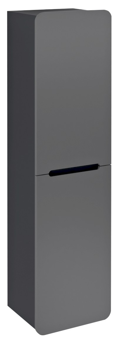 KERALA skříňka vysoká 38x143x32cm, 2x dvířka, levá/pravá, carina/antracit matný KR350-4134
