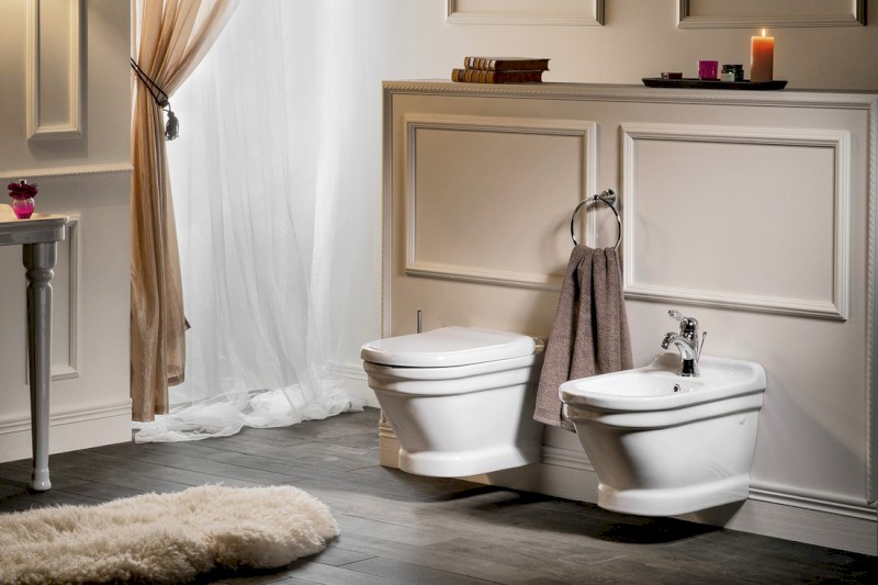 ANTIK závěsná WC mísa, 36x53cm, bílá AN320