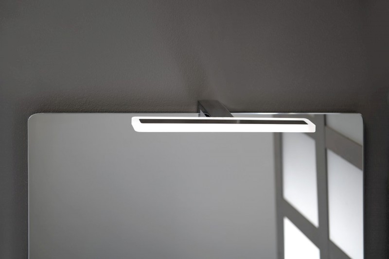 MIRAKA LED svítidlo 5W, 230V, 300x35x120mm, IP44, akryl, chrom MR300