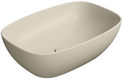 NUBES keramické umyvadlo na desku 50x35cm, creta mat 978408