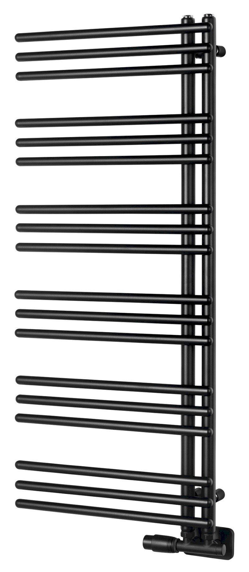 POSEIDON otopné těleso 450x1140mm, černá mat PS411B