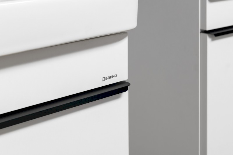 SITIA kovová úchytka 577mm, pravá, černá mat SA120BR