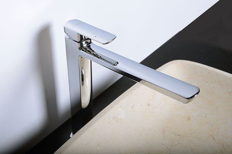 MIXONA stojánková umyvadlová baterie vysoká, chrom MG006