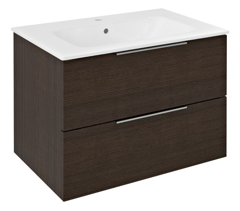 CIRASA umyvadlová skříňka 69,8x52x46cm, borovice rustik CR701-1616