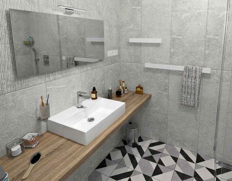 PATRON sušák osušky, 800x60mm, bílá PX036