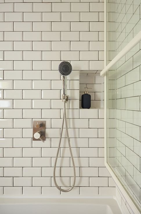 MINIMAL podomítková sprchová baterie, 2 výstupy, nerez mat MI042