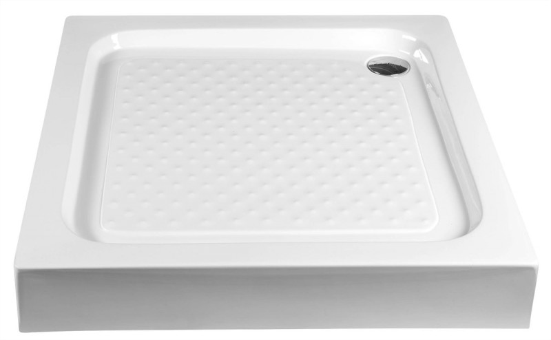 Sprchová samonosná vanička akrylátová, čtverec 80x80x15cm BTTQ80