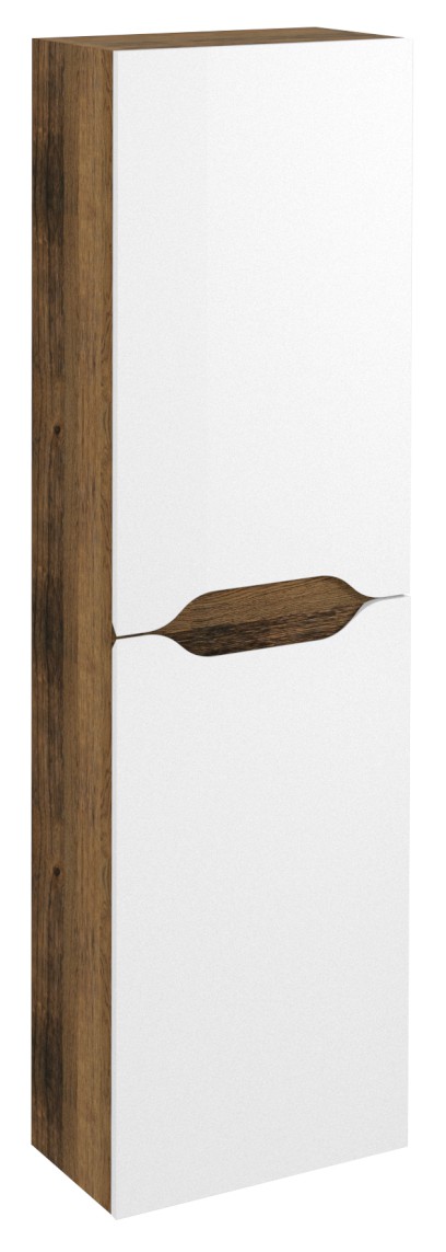 WAVE skříňka vysoká 40x140x20cm, levá/pravá, bílá/dub collingwood WA250-3019