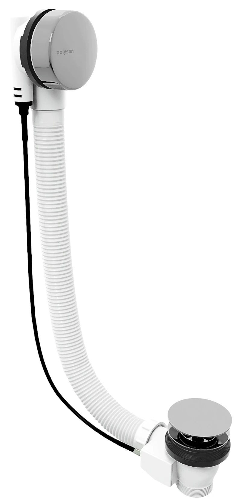 Vanová souprava, bovden, délka 800mm, zátka 72mm, chrom 71852