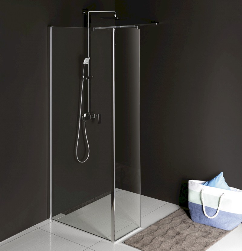 MODULAR SHOWER stěna k instalaci na zeď, pro připojení pevného panelu, 800 mm MS2A-80