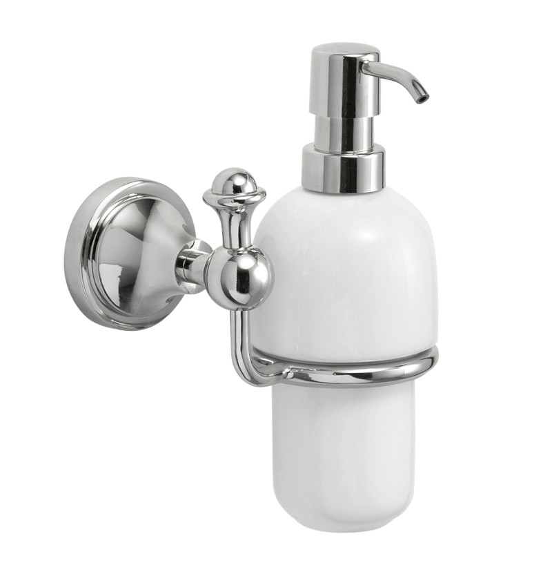NEVIS dávkovač mýdla, keramika, chrom NV8013