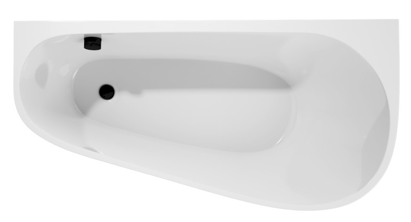 PROJEKTA DR MONOLITH nástěnná stojící vana 156x77x60cm, bílá 21111MDR