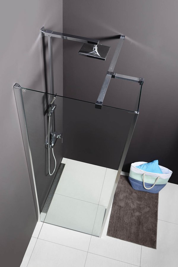 MODULAR SHOWER stěna k instalaci na zeď, pro připojení pevného panelu, 800 mm MS2A-80