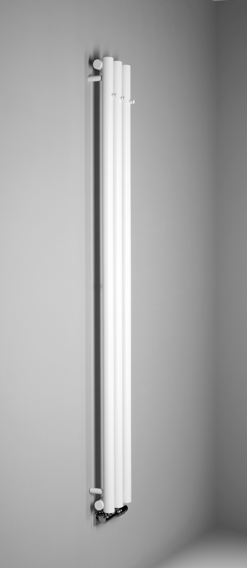 PILON otopné těleso 196x1800mm, se třemi háčky pro ručník, bílá mat IZ127T