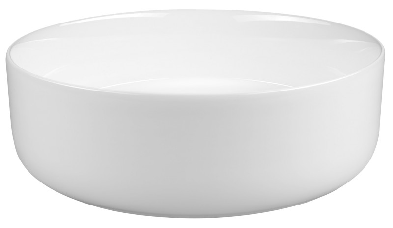 FIASTRA keramické umyvadlo na desku, Ø 40cm, bílá FT801