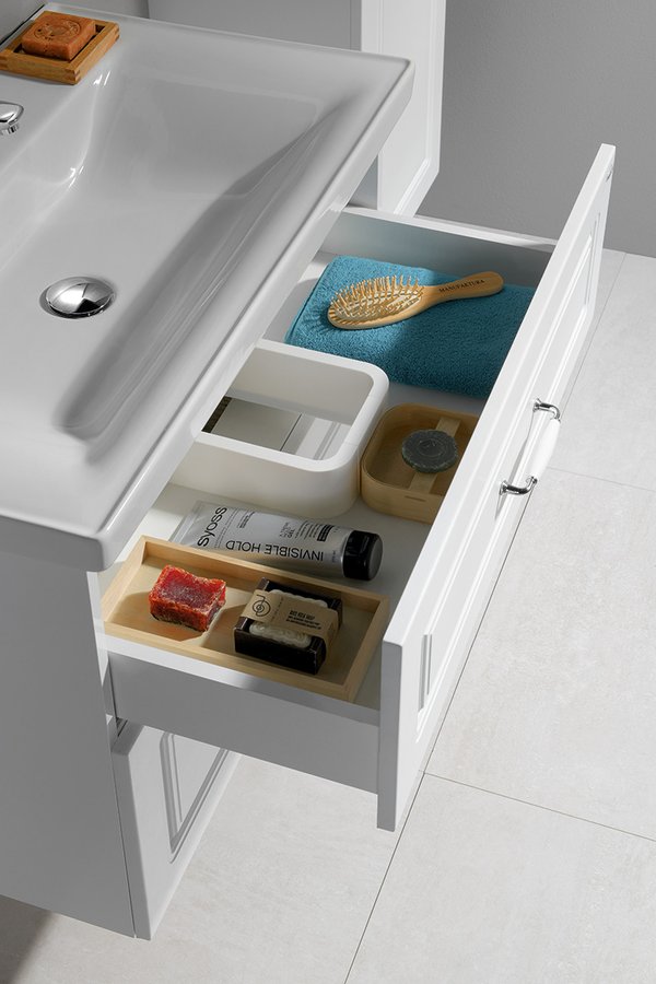 FAVOLO umyvadlová skříňka 86,5x60x44,6cm, bílá mat FV290