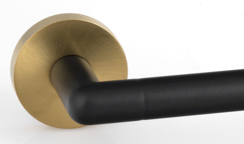 LARISSA držák ručníků 300mm, černá/zlato mat WS009BG