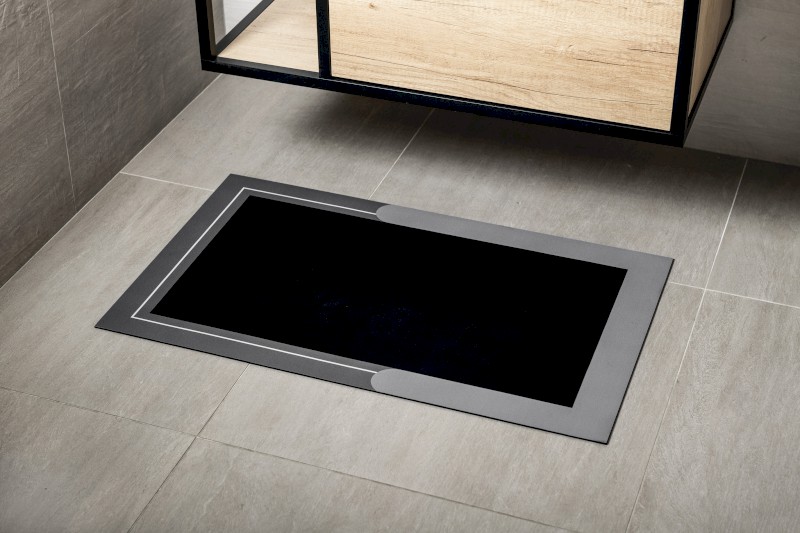 Koupelnová předložka 50x80cm, absorpční, šedá PCD014