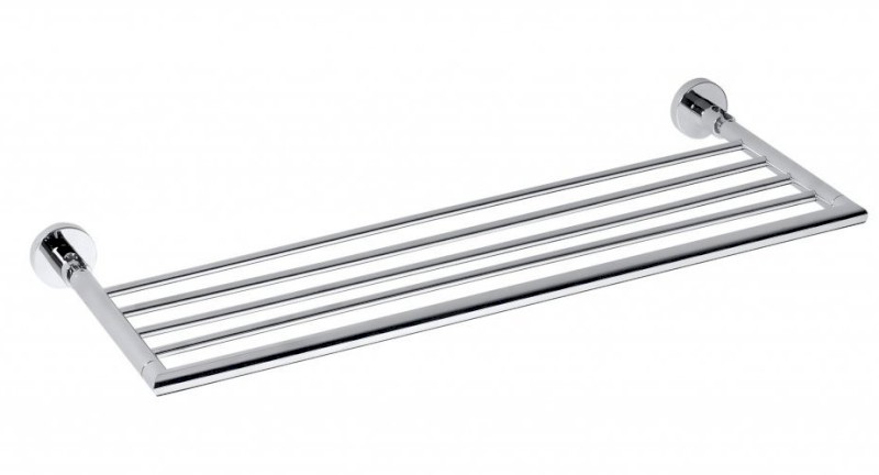 X-ROUND polička na ručníky výklopná 600mm, chrom XR420