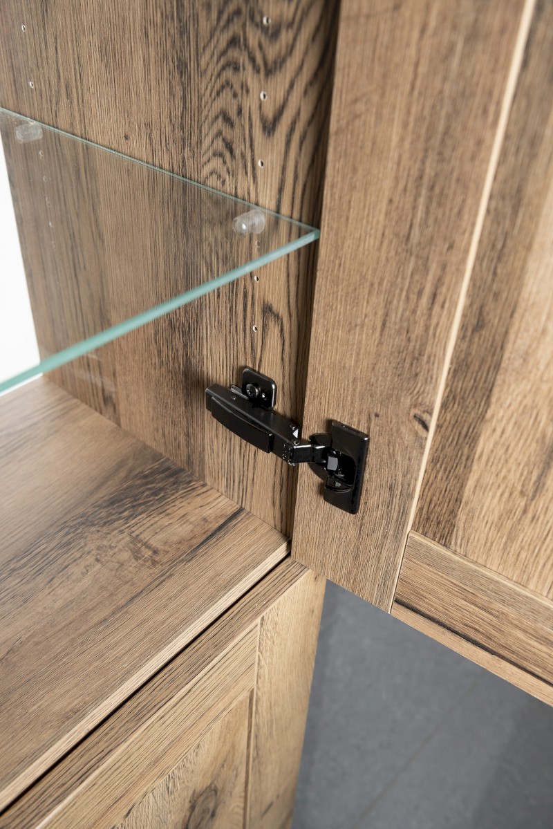 BLUM nábytkový závěs naložený, integr.tlumení, včetně krytek, černý onyx D-71B3550