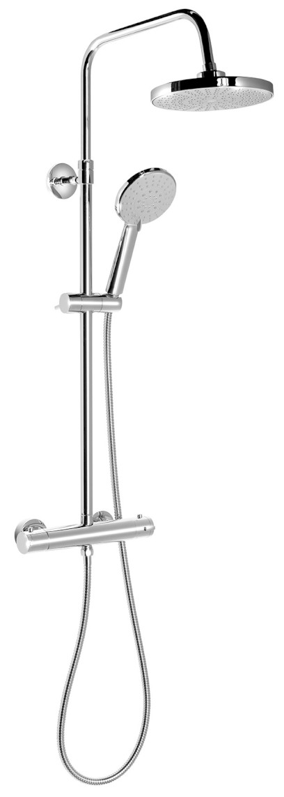 LIGA sprchový sloup s termostatickou baterií, chrom SL533